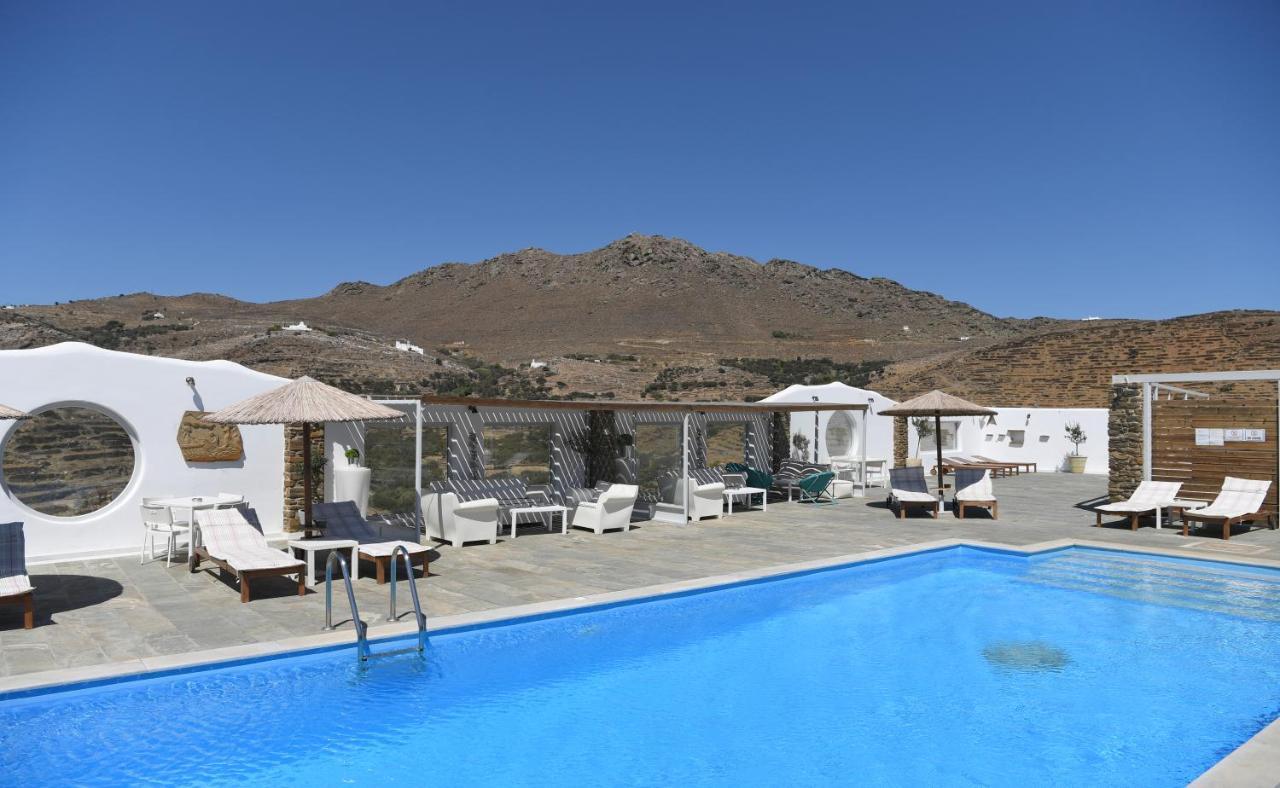 Glafki Hotel Tinos Pánormos エクステリア 写真