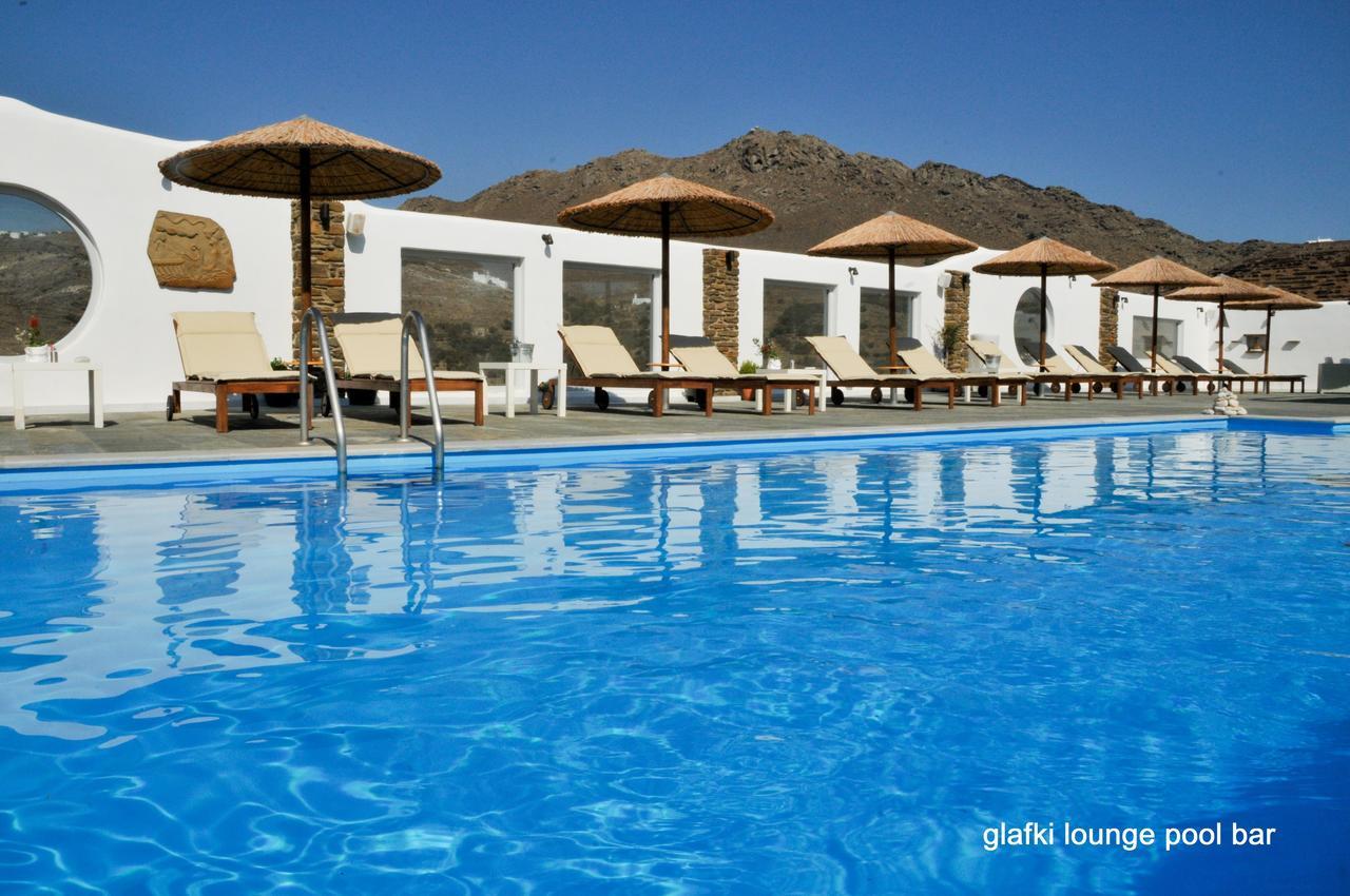 Glafki Hotel Tinos Pánormos エクステリア 写真